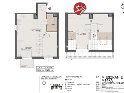 Mieszkanie na sprzedaż 64,76 m², piętro 2, oferta nr BS2-MS-295759-19