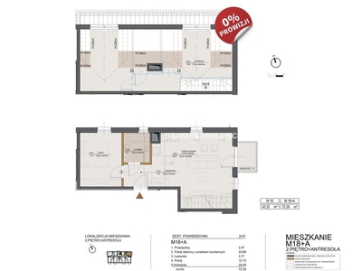 Mieszkanie na sprzedaż 72,39 m², piętro 2, oferta nr BS2-MS-295763-19