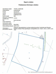 Widokowa działka budowlana z WZ w m. Dobrzechów