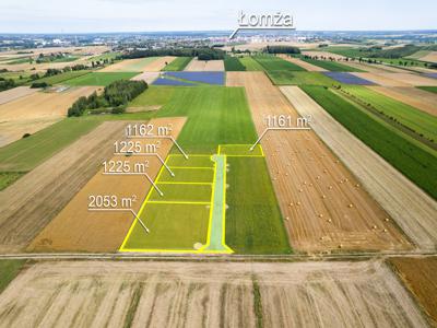 Działka budowlana położona 2km od Łomży.