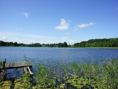 Działka rolna linia brzegowa Jez. Krzywe Mazury