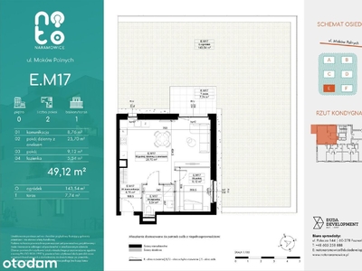 2-pokojowe mieszkanie 34m2 + loggia Bez Prowizji