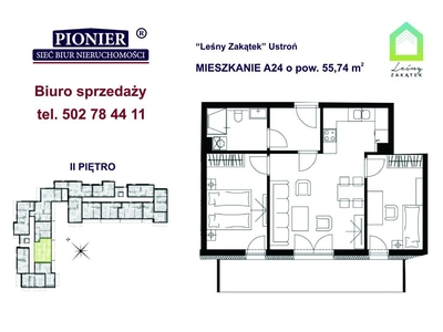 A24- apartament u podnóża Lipowskiego Gronia