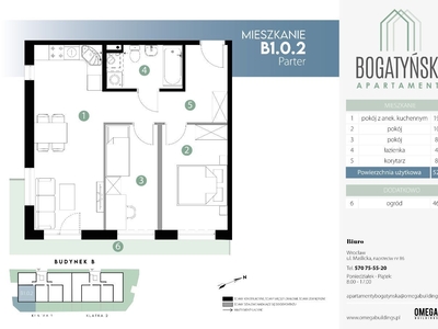 Bogatyńska Apartamenty Mieszkanie B1.0.2