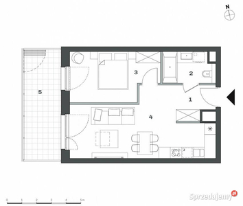 Apartament w centrum Katowic