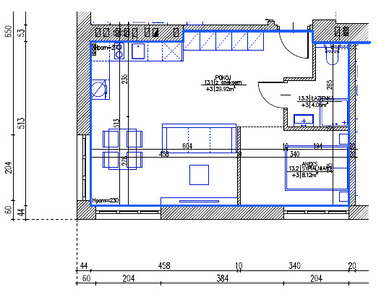 42,2 m2 - 2 pokoje - stan deweloperski w kamienicy