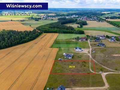 Działka budowlana z koncepcją podziału, MPZP/media