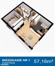 Sprzedam dwupokojowe mieszkanie, 47,60m2