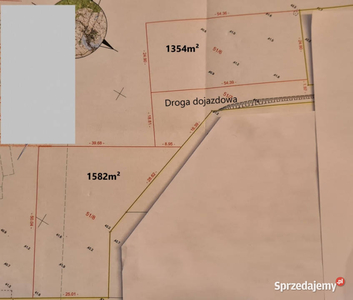 Sprzedam dwie dzialki budowlane 0,1654ha, 0,1882ha