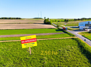 Działka inwestycyjna 2,56 ha Grabnik/Krasnobród