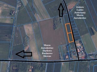 Dziełka 3400m2 nad morzem i jeziorem