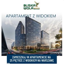 JEDYNE na 25 piętrze klima WIDOK - bez prowizji