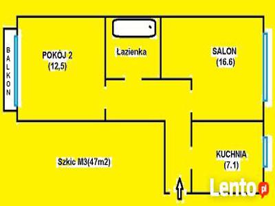 Duże M3 w bloku komunalnym na małe M3 lub duże M2