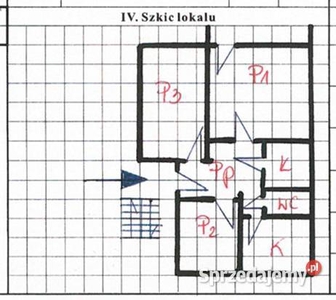 Syndyk sprzeda 1/3 w mieszkaniu Iława, ul. Baczyńskiego 6