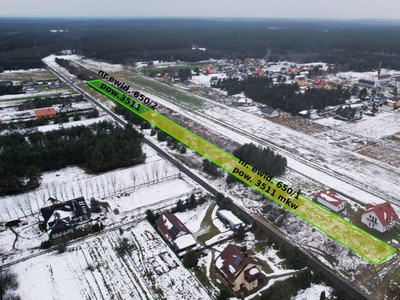 Działka 3511 metrów Tereszpol-Zaorenda Polna