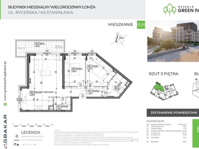 GREEN PARK B26 Łomża ul. Rycerska ks. Stanisława