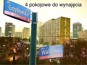 Ul. Grzybowska 4 pokojowe mieszkanie do wynajecia