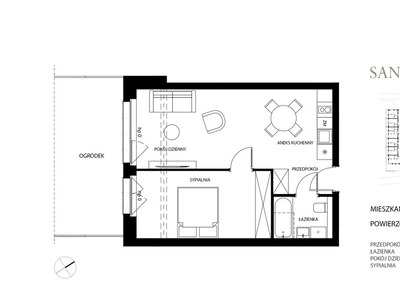 Apartament 2 pokoje, ogródek, nad morzem.