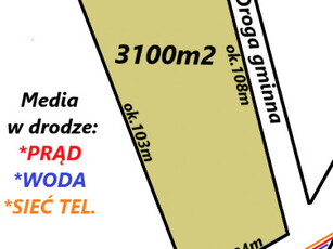 Działka rolno-budowlana Budne