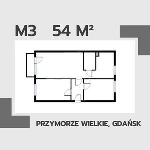 M3 | 1 piętro | nie jest to falowiec | Przymorze Wielkie, Gdańsk