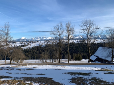 Działka budowlana Bystryk/Ząb - widok na Tatry Bielskie