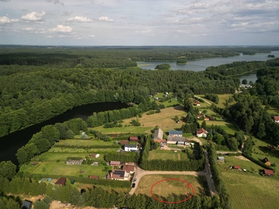 Działka budowlana Mazury Łukta 2500 m