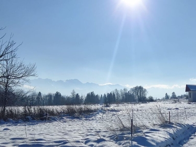 Dzialka widokiwa Bialy Dunajec