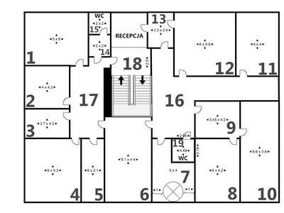 Lokal do wynajęcia 420 m² lub 276 m² i 144 m² | Costerina