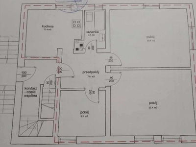 Mieszkanie, balkon, 3 pokoje, Niemodlin ul. Żeromskiego + garaż 40m2