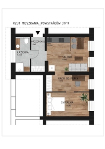 mieszkanie po remoncie w kamienicy Chorzów 44m2