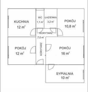 Sprzedam 4-pokojowe mieszkanie we Włoszczowie, obok ZPUE