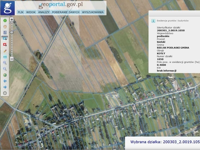 Sprzedam działkę - Kotły - 0,4808 ha