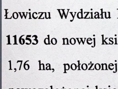 Sprzedam działkę rolną 1,76 h