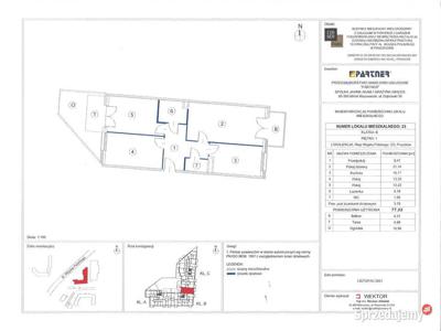 3pok. 77,22 m2 Pruszków z ogródkiem i balkonem