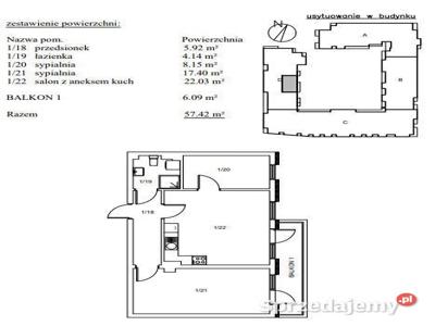 3 pokoje GOTOWE do odbioru/balkon/winda