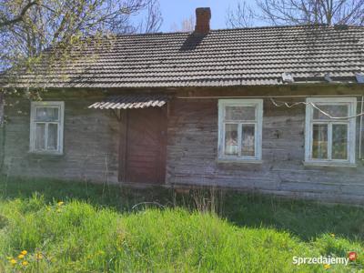 Dom, Stodoła, Domek, drewno do rozbiórki, wieś, Podlasie