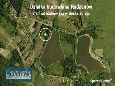 Działka budowlana 9,5 ar Radzanów [REZERWACJA]