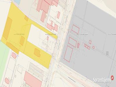 Działka usługowo - produkcyjno - magazynowa z zabudowaniami