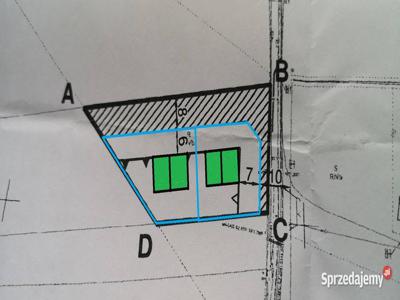 Działka z warunkami zabudowy na 2 domy (4 lokale)