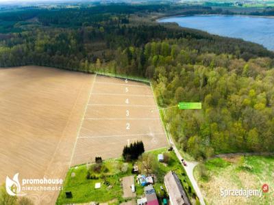 Działki przy rezerwacie w pobliżu jeziora