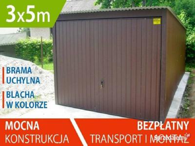 Garaż blaszany 3x5 w kolorze garaże blaszaki na wymiar