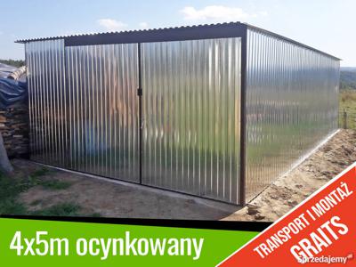 Garaż blaszany 4x5 ocynkowany blaszak garaże GRATIS montaż