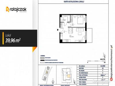 Mieszkanie Gdańsk 39.96m2 2 pokoje