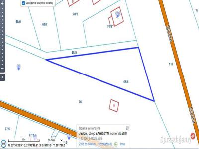 Sprzedam działkę pod zabudowę jednorodzinną.