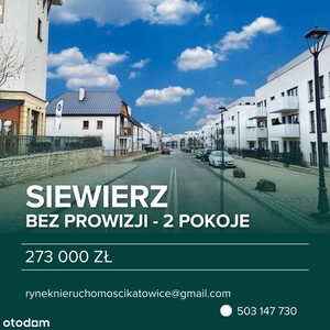 INWESTYCYJNE, bez prowizji! 2 pokoje Siewierz