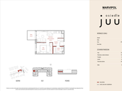 Mieszkanie, 34,84 m², 2 pokoje, piętro 1, oferta nr A_M046