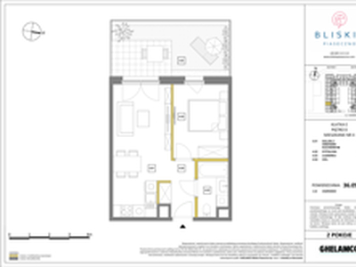 Mieszkanie, 36,05 m², 2 pokoje, parter, oferta nr 4