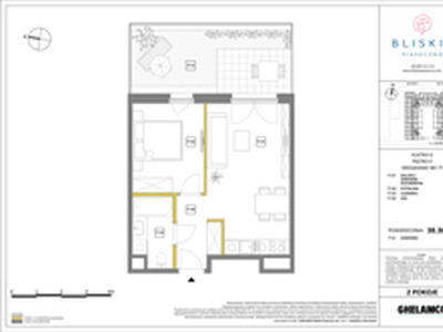 Mieszkanie, 38,30 m², 2 pokoje, parter, oferta nr 77