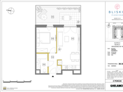 Mieszkanie, 38,58 m², 2 pokoje, parter, oferta nr 78