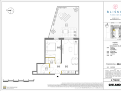 Mieszkanie, 43,61 m², 2 pokoje, parter, oferta nr 29